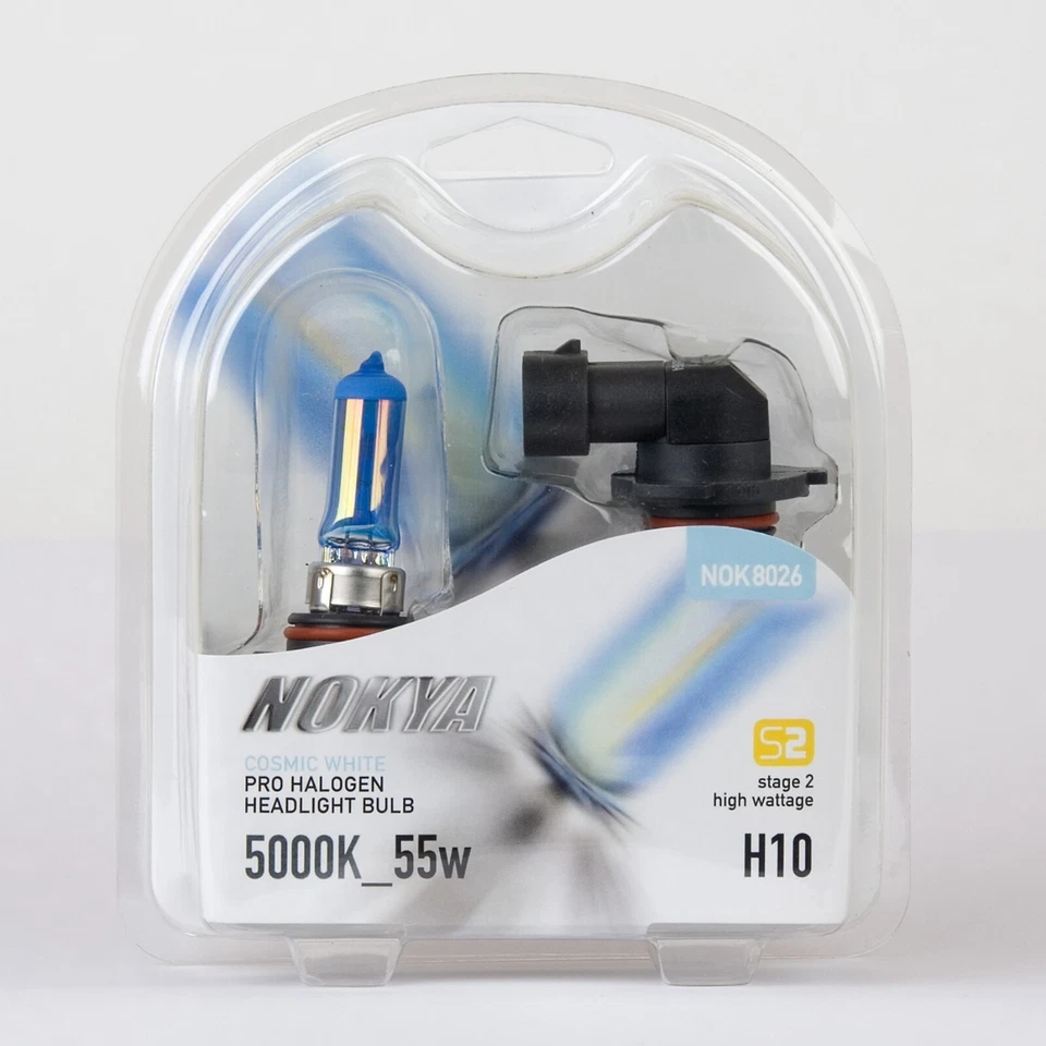 Nokya 5000K White H10 9145 Nok8026 55W Two Bulbs Fog Light Replace Stock Lamp EO - Image 2 of 4