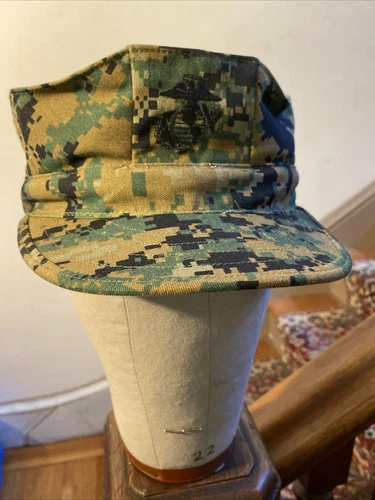 Woodland Garrison Digital Camo Marpat Cap 50% Cotton/50% Nylon Twill - Size L
