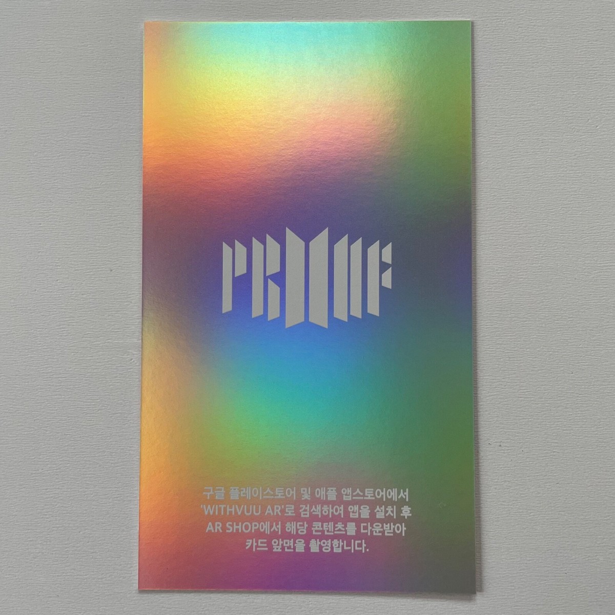 アイドル BTS PROOF Collector's Edition SUGA BTS 💜 Official PROOF Collector's Edition Premium Photo Suga