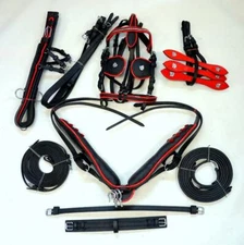 PONY Driving Harness-Parts Or complete Bridle Saddle Reins Tugs BP Breeching