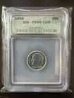 1959 10C PROOF ROOSEVELT DIME ICG PR69 DCAM