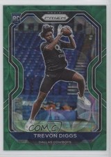 2020 Panini Prizm Rookie Green Scope Prizm 1/75 Trevon Diggs #335 8v0