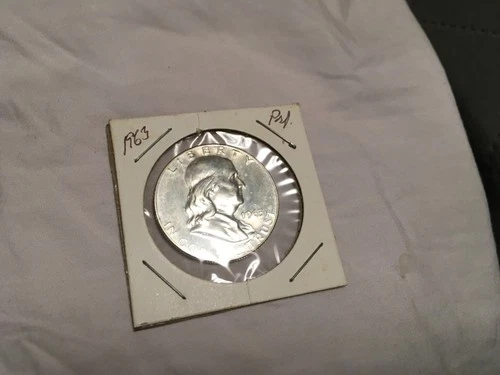 1963 Franklin half dollar silver proof