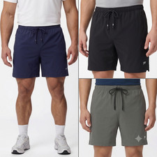 Fabletics Men's Active Shorts Quick Dry Zip Pockets 7 Inseam Gym Workout S-XXL