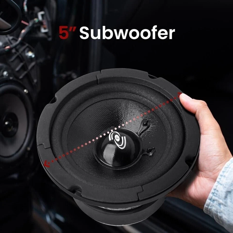 Pyle 5in. 400W High Performance Mid-Range Woofer Driver - Image 2 of 4
