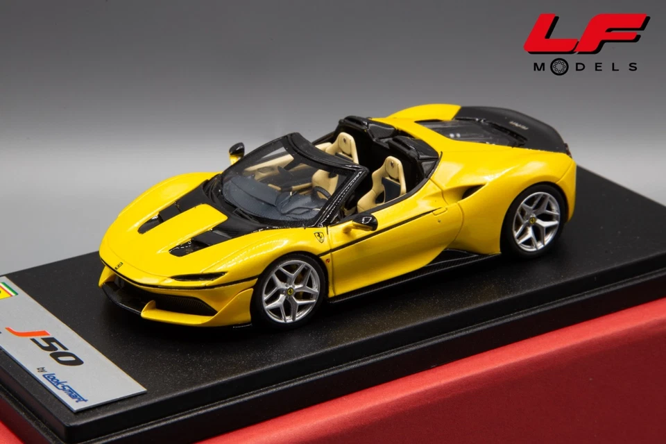 1:43 Ferrari J50 Giallo Tristrato LS485E - Looksmart - Immagine 2 di 4