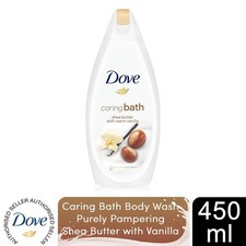 Image of Dove Body Wash Skin Natural Moisturising Cream Caring/Pampering/Soothing 450ml