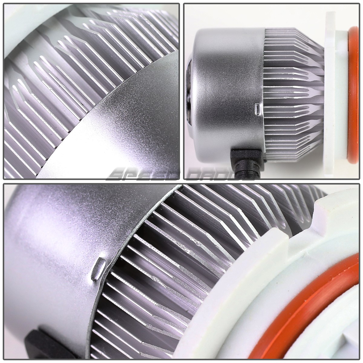 CHROME HOUSING HEADLIGHT+AMBER CORNER+WHITE LED 9004 HID W/FAN FOR 97-05 VENTURE