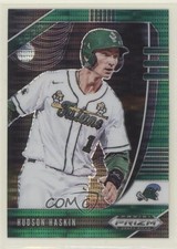 2020 Panini Prizm Draft Picks Green Pulsar Prizm Hudson Haskin #PDP39 2xd