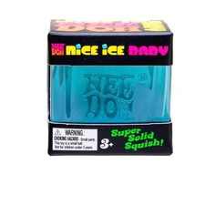NEW NeeDoh BLUE Nice Ice Baby mini cube 1 - AUTHENTIC - NIB