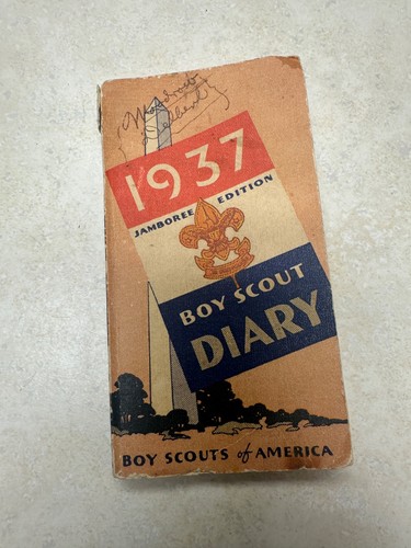 1937 Boy Scout Jamboree Edition Diary