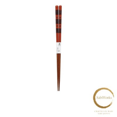 Neue Kawai Yui Essstäbchen lackiert Trockenlack Diamanten Rot Größe: ca. B23cm