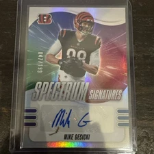 MIKE GESICKI 2025 PANINI ABSOLUTE #SPS-MGI SPECTRUM AUTO /199 BENGALS