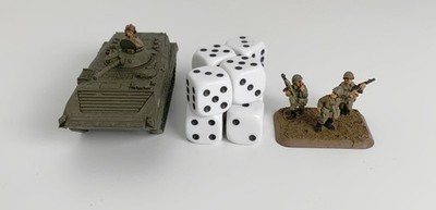 10 x D6 Spot Würfel 12 mm opak weiß - d6spot12opwhitebs