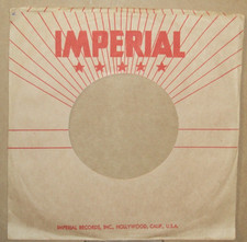 "Imperial","Company Sleeve","Original","45rpm","7inch","Record,"Vintage,} )));0>