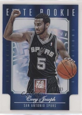 2012 Panini Elite Aspirations Blue Die-Cut 35/95 Cory Joseph #226 Rookie RC 0nr3