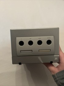 Nintendo GameCube Platinum Silver Console DOL-101 Only TESTED READ DESCRIPTION