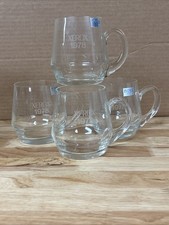 Vintage XEROX 1978 Mugs Hand Blown Crystal IVIMA Crystal Mugs Portugal HTF Rare