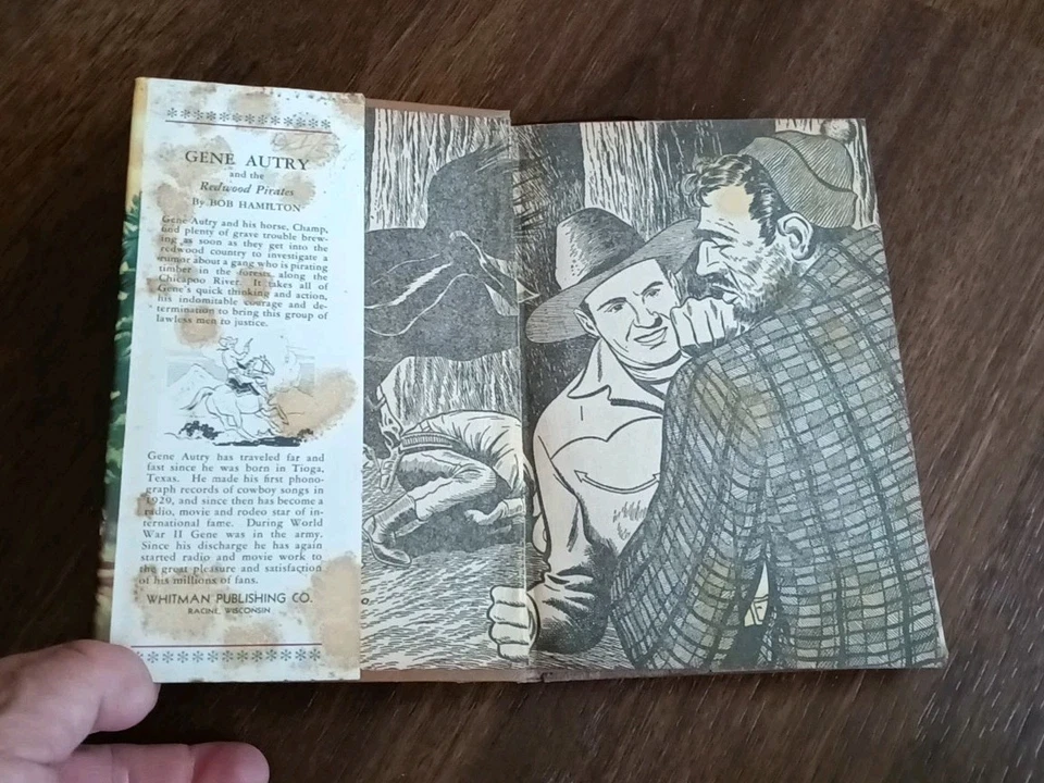 VINTAGE "Gene Autry and the Redwood Pirates" Bob Hamilton (1946) 1st ED HC/DJ EX - Image 4 of 4