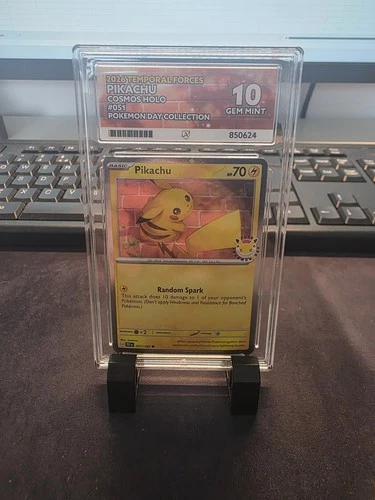 Pikachu 51 Pokemon TCG Day Collection Ace 10 gem mint
