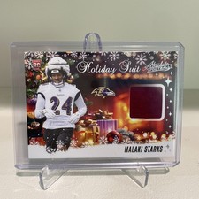 2025 Panini Absolute Football Malaki Starks #HS-MSS Holiday Suit - Ravens
