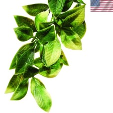 Mandarin Jungle Terrarium Plant - Realistic Fake Hanging Decoration for Reptiles