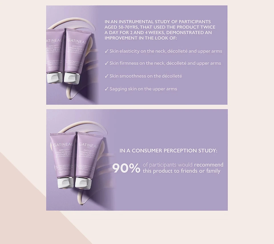 Gel reafirmante para cuello y escote Gatineau Defi Lift - 50 ml Foto 3 de 4