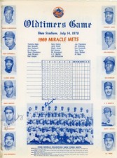 Art Shamsky and Ed Kranepool – Signed Vintage 1969 Mets Game Program