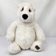 Dakin Lou Rankin Friends Plush Fairbanks The Polar Bear 14" Large Sitting Cute 