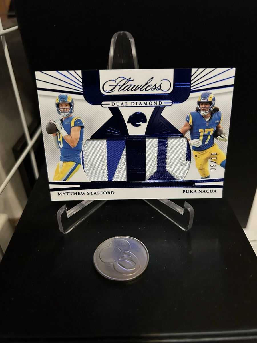 Panini Matthew Stafford Memorabilia Football Sports Trading Cards
