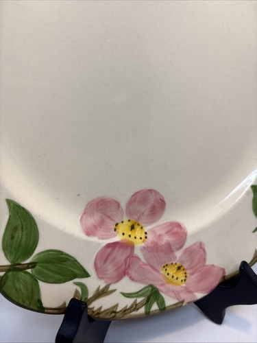 Vge Franciscan Desert Rose Dinner 10.5" Plates Black Crescent Stamp - Set of 2 - Picture 3 of 6