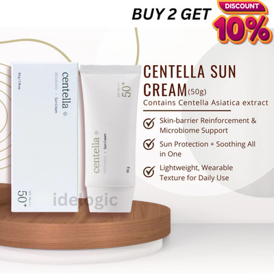 Mixsoon Centella Suncream Spf 50+ Pa++++ 50G Lightweight Sunscreen Moisturizing