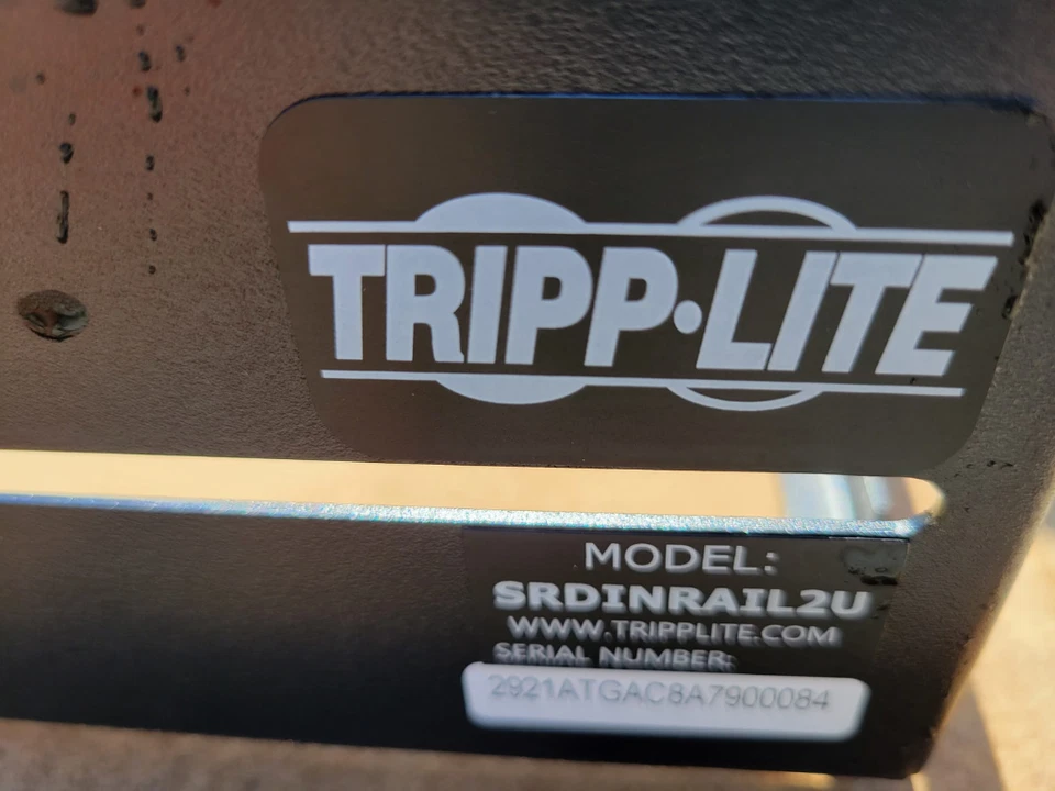 TRIPP LITE Series Smartrack Adjustable Rack-Mount Din Rail Kit Top SRDINRAIL2U - Image 3 of 4