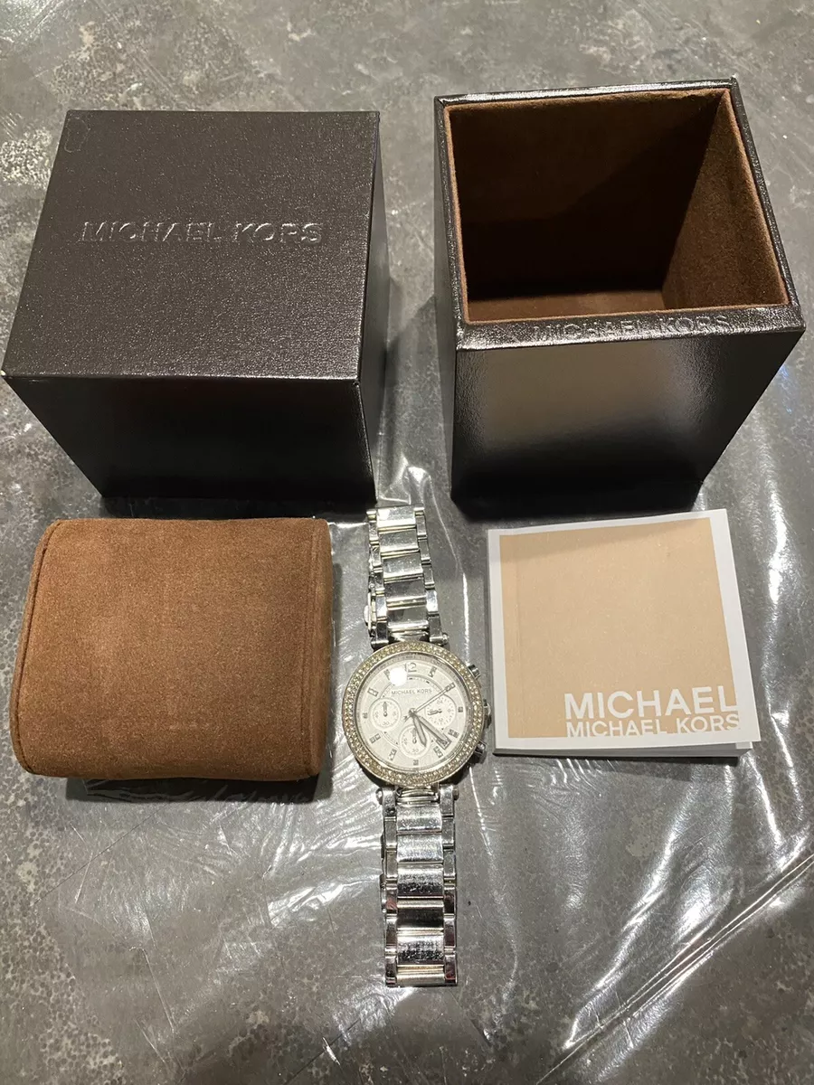 Michael kors hotsell watch diamond bezel