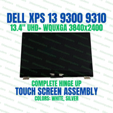 Dell XPS 13 9300 UHD Complete LCD Touch Screen Assembly Glossy Silver HCVMT