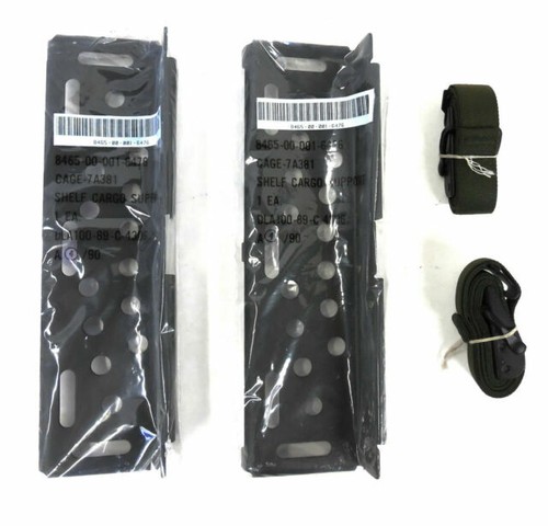 NEW SET OF UNISSUED ALICE PACK FRAME CARGO SUPPORT SHELVES AND 2 LASHING STRAPS - Picture 2 of 11