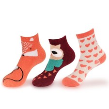 Women's Christmas Super Soft Cozy Warm Fuzzy Comfy Home Indoor Outdoor Socks