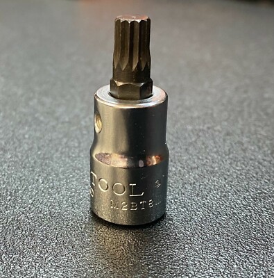Britool M2BT8M England 3/8'' Antrieb M8 Spline XZN Schraubendreher Bit Steckschlüssel 