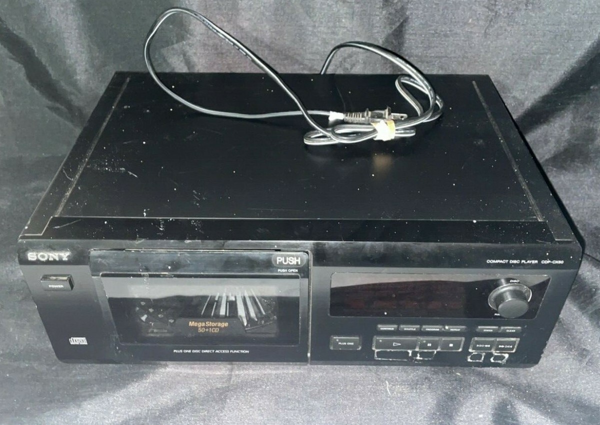 Sony CDP-CX50 50+1 Mega Storage Multi Compact Disc Changer Player