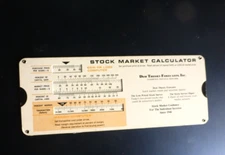 VINTAGE STOCK MARKET STOCK VALUE COMPUTER BY DOW THEORY FORECASTS INC HAMMOND IN