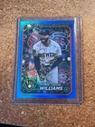 2024 Topps Holiday Baseball Blue Metallic Glitter # H129 Devin Williams