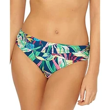 MSRP $59 Bleu Rod Beattie Women's Banded Hipster Bikini Bottom Navy Size 12