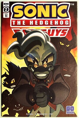 SONIC The HEDGEHOG BAD GUYS Comic Book IDW #2 Cover RI October 2020 Bagged NEW