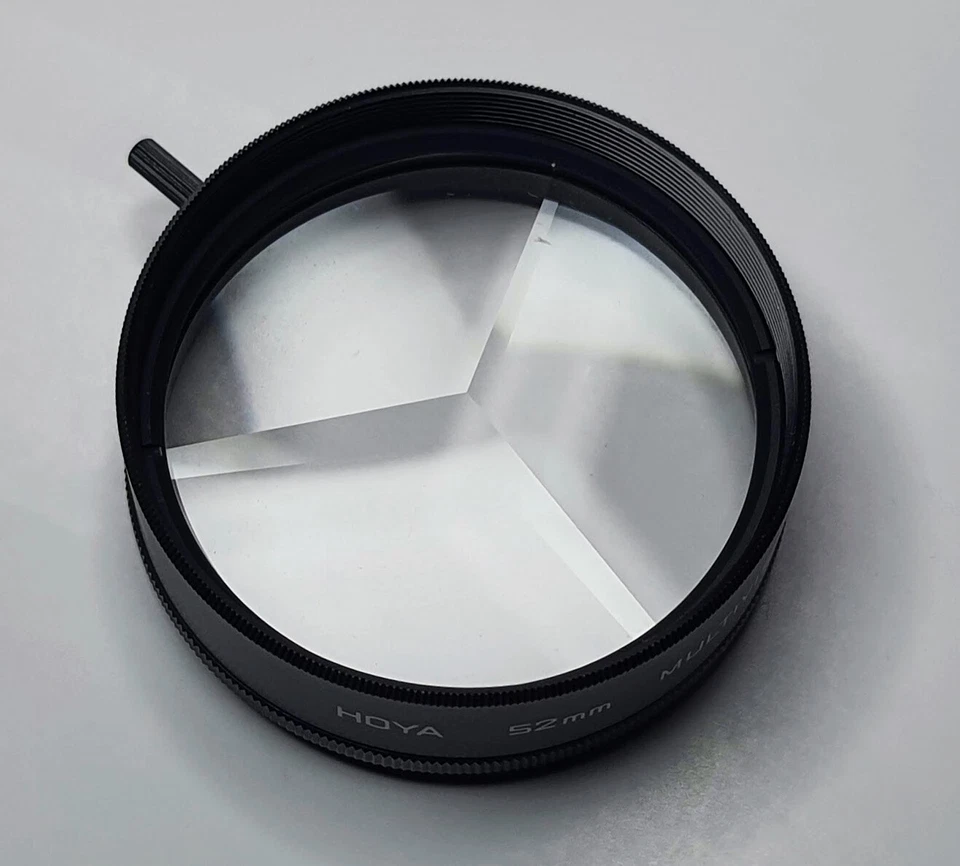 Hoya 52mm Multi Image Figure 3F Lens Filter MULTIVISION 3 Face Multiple 52 mm 52 - Image 4 of 4