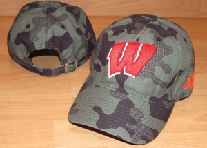 camo wisconsin badgers hat