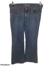 Old Navy Jeans Womens 8 Regular The Diva Flare Blue Denim
