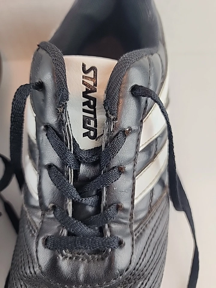 Starter Soccer Cleats Size 4 Boys Black N White - Image 4 of 4