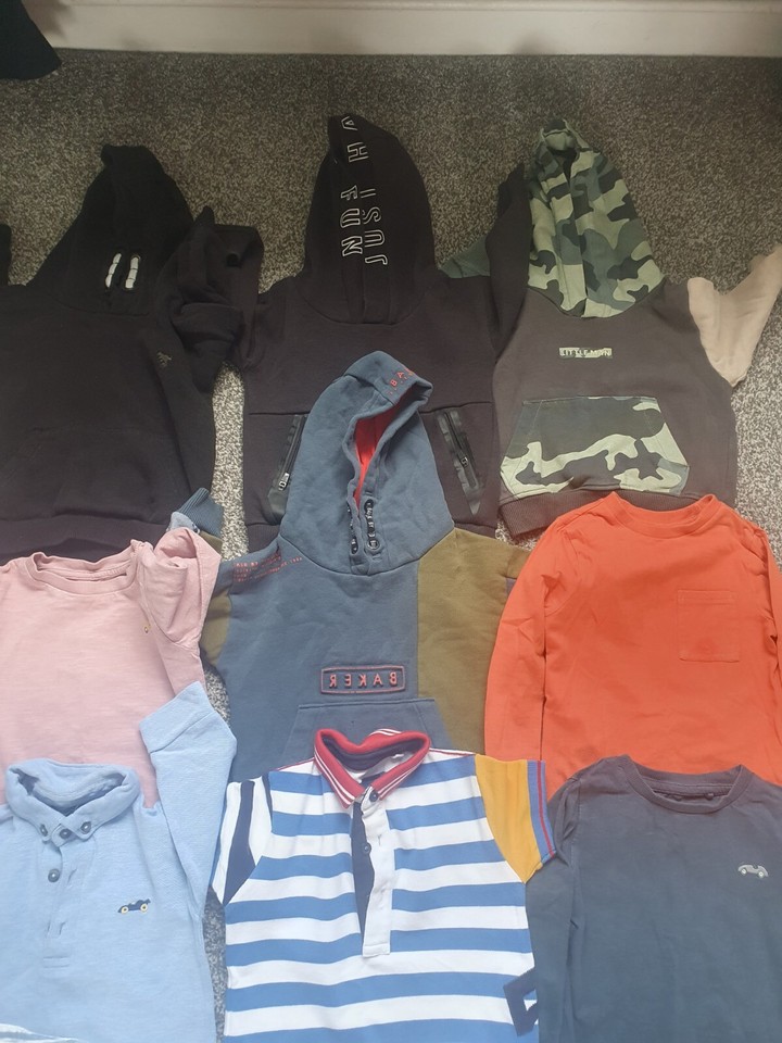 baby boys clothes bundle 1218 months.. 13 Items.. Hoodies, Tshirts