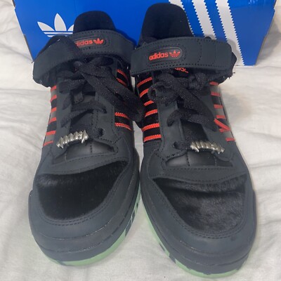 ADIDAS ORIGINALS HALLOWEEN FORUM LOW Black GW8841 - US 9