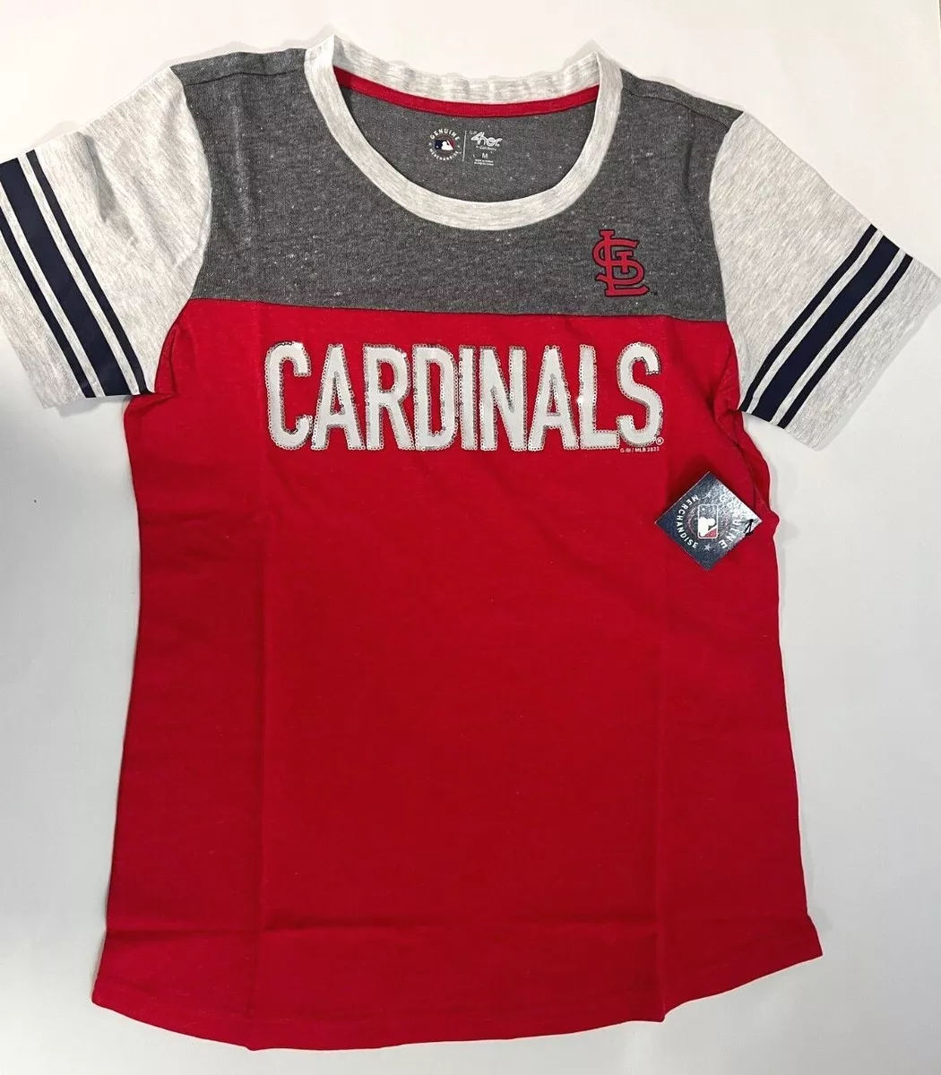 St. Louis Cardinals Baseball Love Tee Shirt Women's XS / Red